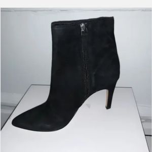 Ankle Heeled Shoes Black Su Booties Women's 6.5m Leith
